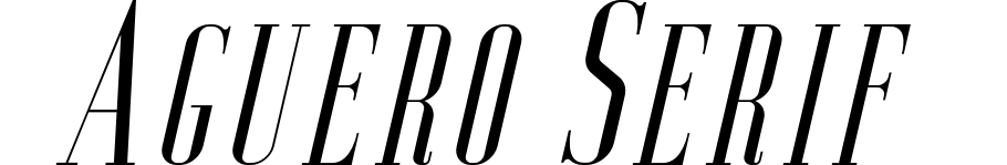 Aguero Serif