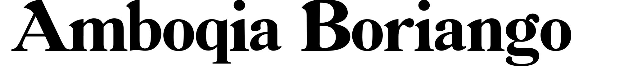 Amboqia Boriango