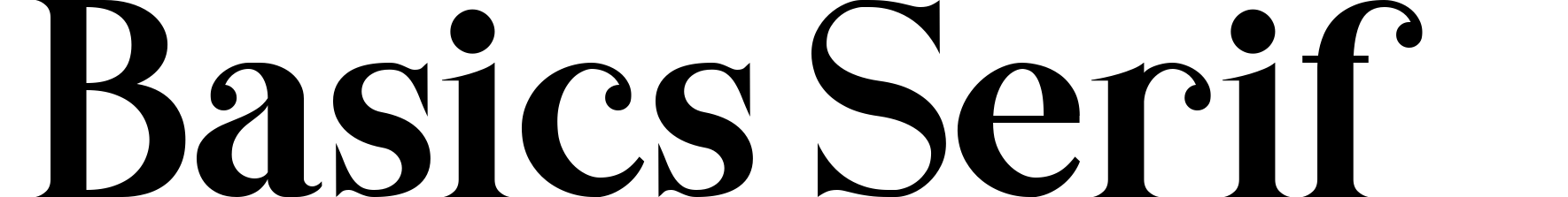 Basics Serif