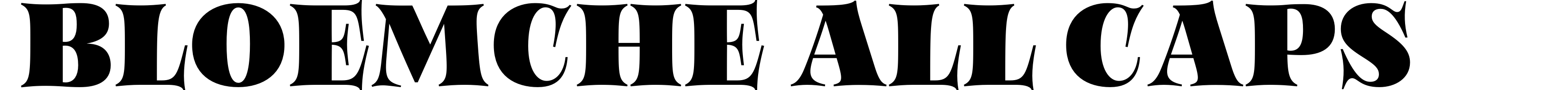 Bloemche All Caps