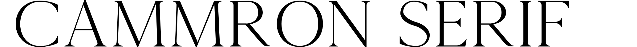 Cammron Serif