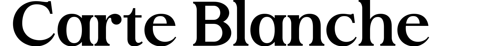 Carte Blanche