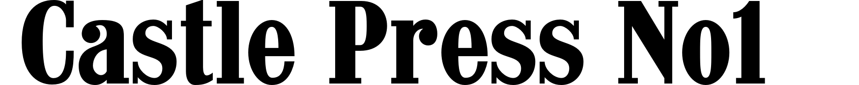 Castle Press No1
