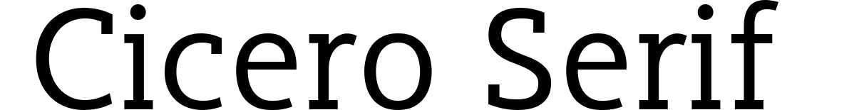 Cicero Serif