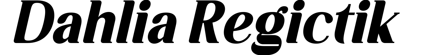 Dahlia Regictik