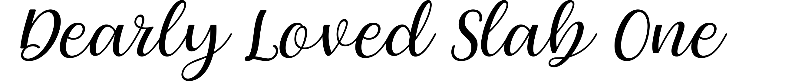 Dearly Loved Slab One