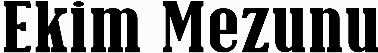 Ekim Mezunu