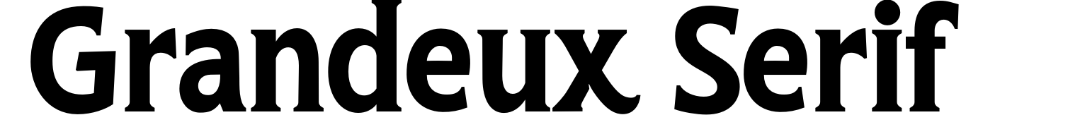 Grandeux Serif