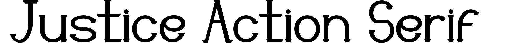 Justice Action Serif