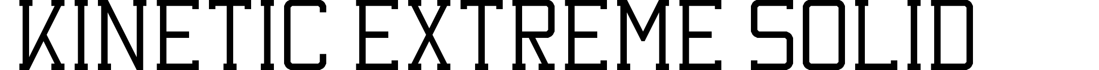 Kinetic Extreme Solid