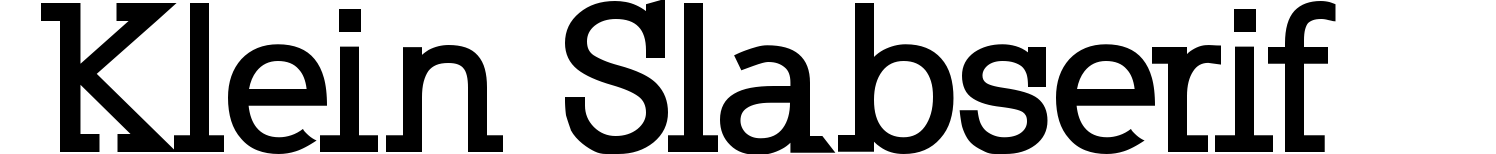 Klein Slabserif