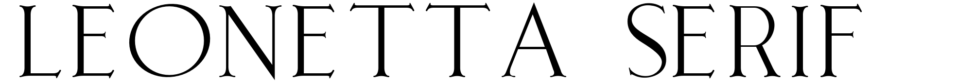 Leonetta Serif