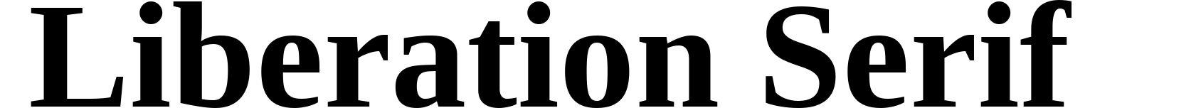 Liberation Serif