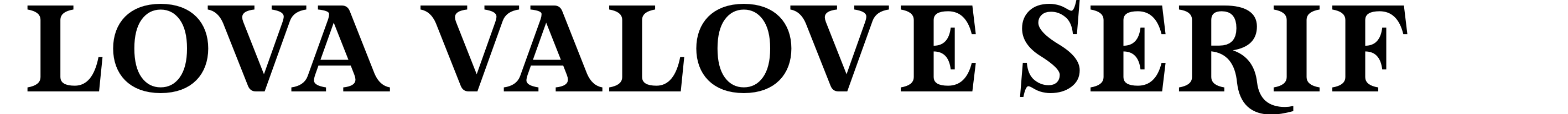 Lova Valove Serif