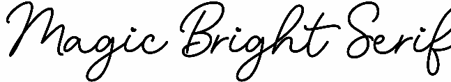 Magic Bright Serif