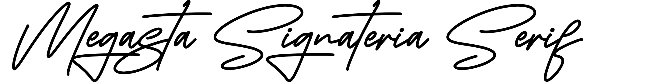 Megasta Signateria Serif