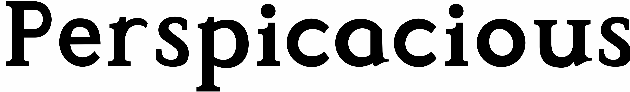 Perspicacious