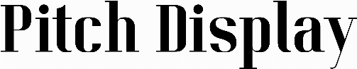 Pitch Display