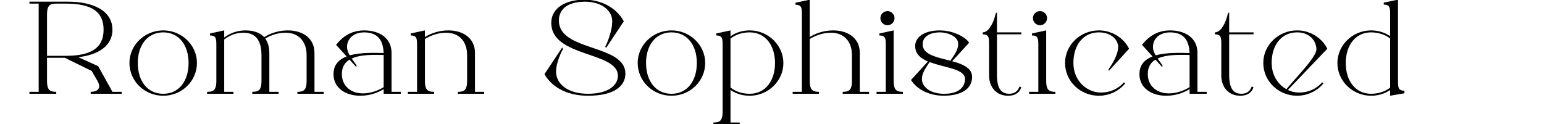 Roman Sophisticated