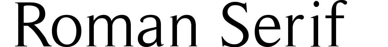 Roman Serif