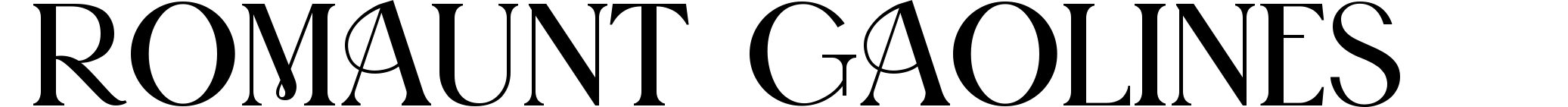Romaunt Gaolines