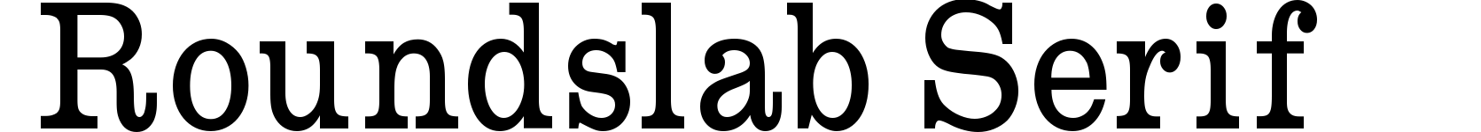 Roundslab Serif