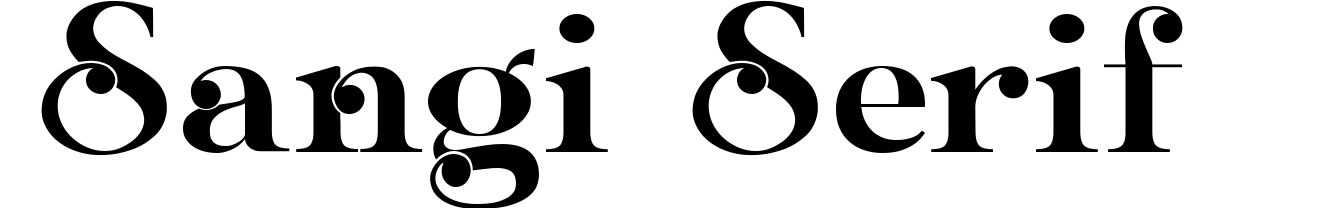 Sangi Serif