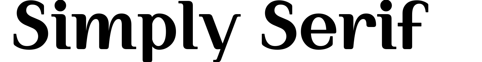 Simply Serif