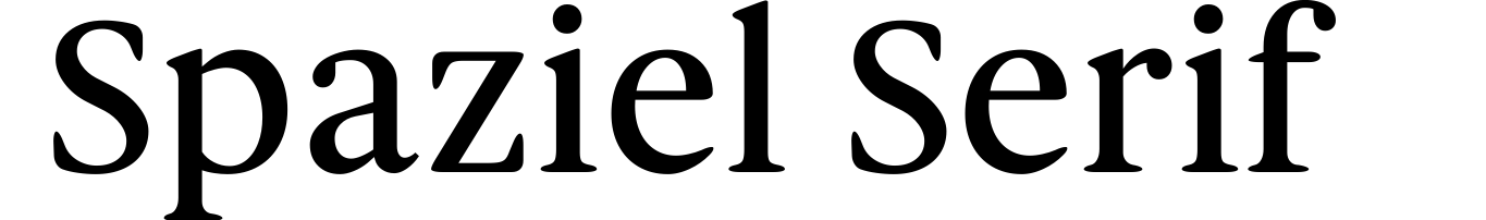Spaziel Serif