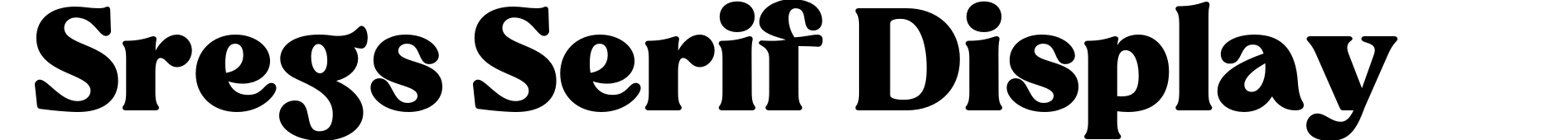 Sregs Serif Display