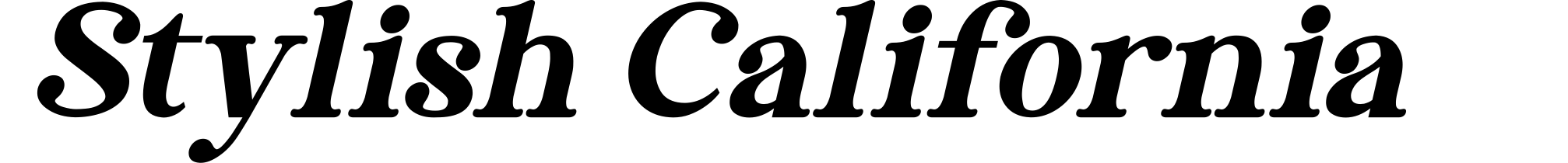 Stylish California