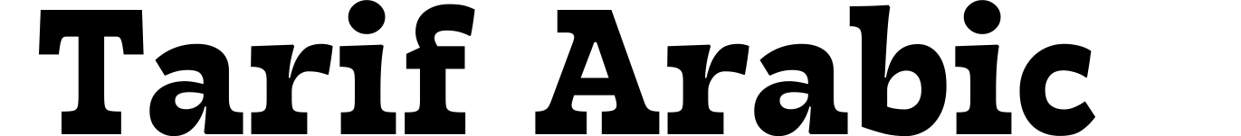 Tarif Arabic
