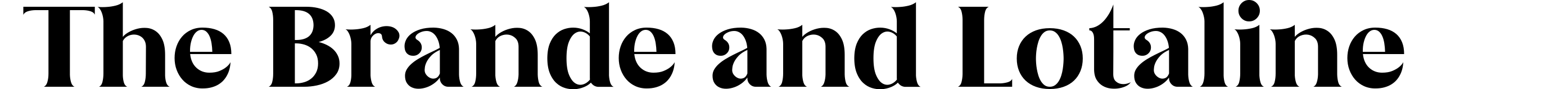 The Brande and Lotaline