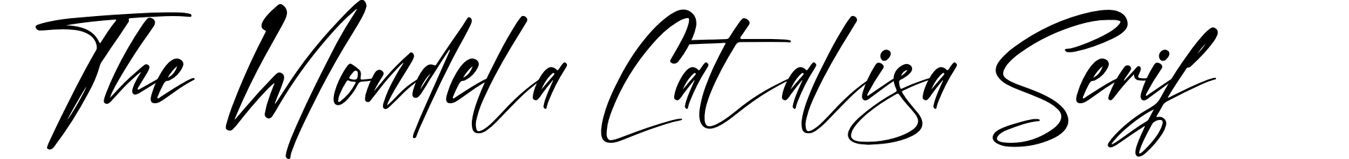 The Mondela Catalisa Serif