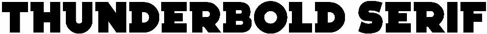 Thunderbold Serif