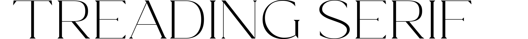 Treading Serif