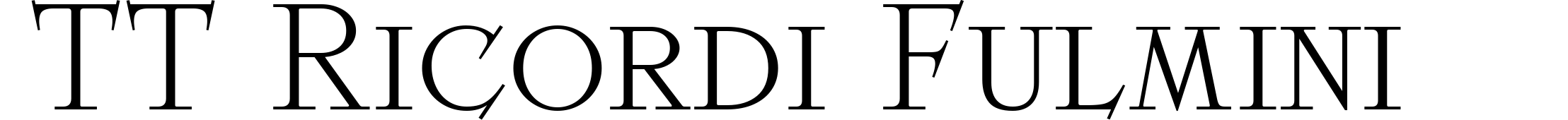 TT Ricordi Fulmini