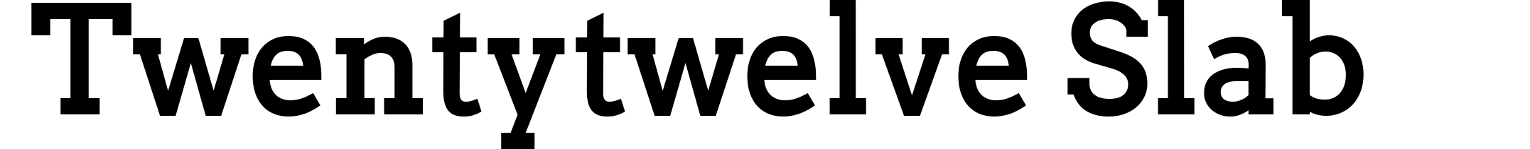 Twentytwelve Slab