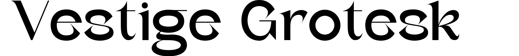 Vestige Grotesk