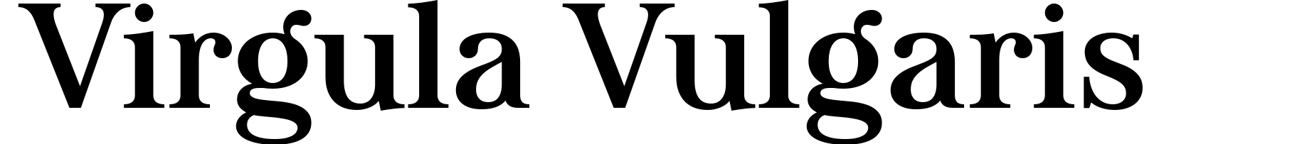 Virgula Vulgaris