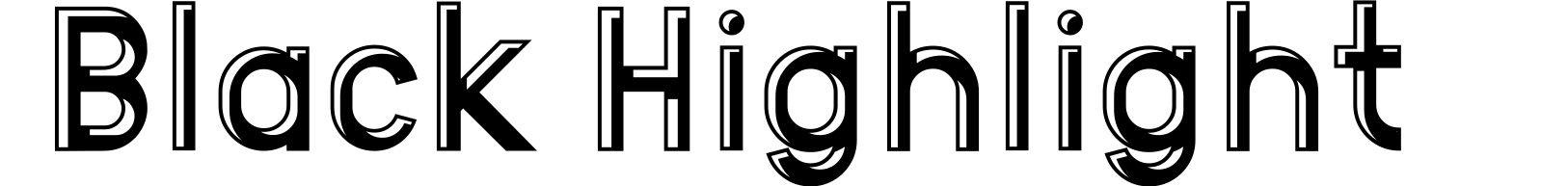 Black Highlight