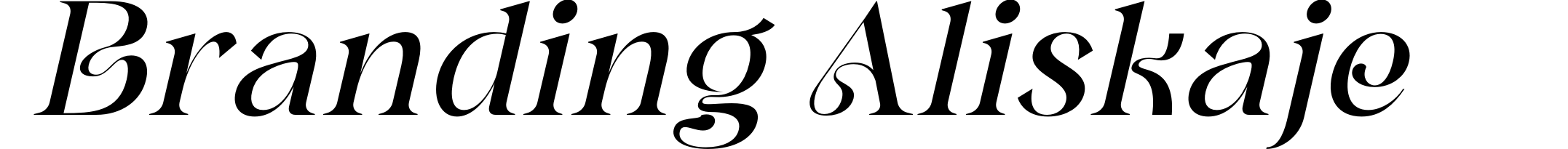 Branding Aliskaje