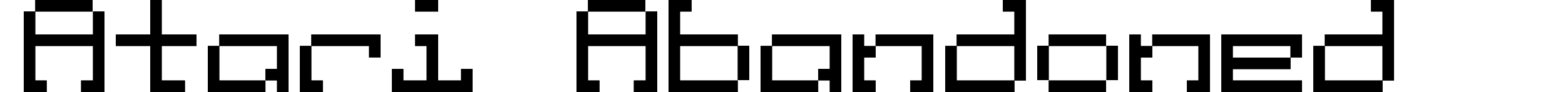 Atari Abandoned