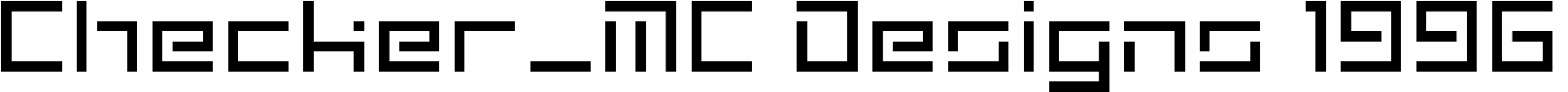 Checker_MC Designs 1996