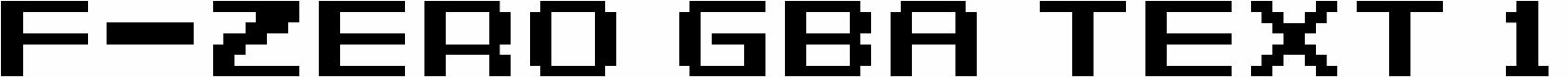 F-Zero GBA Text 1