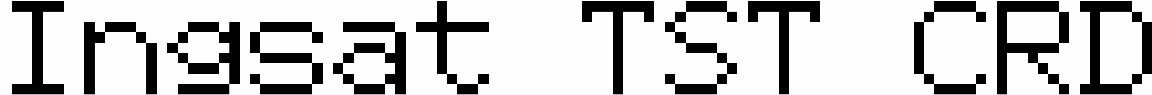 Ingsat TST CRD