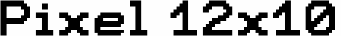 Pixel 12x10