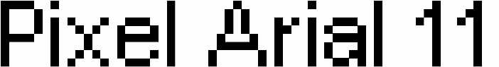 Pixel Arial 11