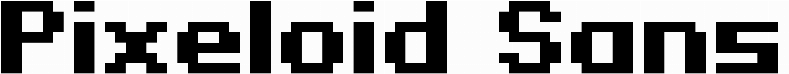 Pixeloid Sans
