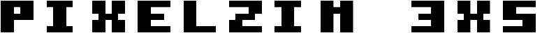 Pixelzim 3x5